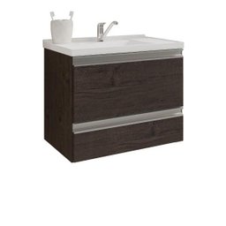 Gabinete De Banheiro 100% Mdf Messina 59 Cm Café - Mgm - 2
