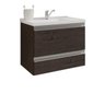 Gabinete De Banheiro 100% Mdf Messina 59 Cm Café - Mgm - 2