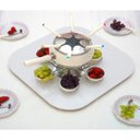 Ver imagem 3 de Prato Giratório Centro de Mesa Tampo Tábua para Mesa 50 Cm Branco Laca