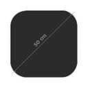 Ver imagem 5 de Prato Giratório Centro de Mesa Tampo Tábua para Mesa 50 Cm Preto Laca