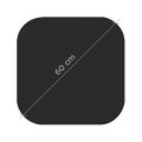 Ver imagem 5 de Prato Giratório Centro de Mesa Tampo Tábua para Mesa 60 Cm Preto Laca