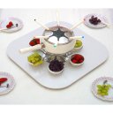 Ver imagem 3 de Prato Giratório Centro de Mesa Tampo Tábua para Mesa 80 Cm Branco Laca