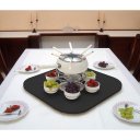 Ver imagem 4 de Prato Giratório Centro de Mesa Tampo Tábua para Mesa 80 Cm Preto Laca
