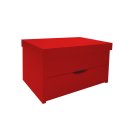 Ver imagem 7 de Porta Maquiagem Caixa Organizadora com Espelho Vermelho Laca