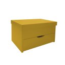 Ver imagem 7 de Porta Maquiagem Caixa Organizadora com Espelho Amarelo Laca
