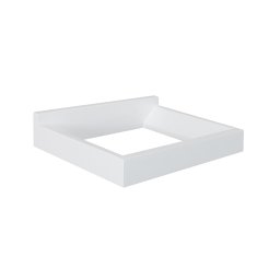 Prateleira Porta Livros Suporte Estante Nicho Decorativo Parede 2 peças Branco Laca - 8