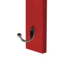 Ver imagem 7 de Cabideiro de Parede "j" Arara Camiseiro Porta Bolsas Vermelho Laca