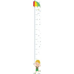 Adesivo Autocolante Régua de Crescimento infantil Menino 1,5m x 15cm - 1