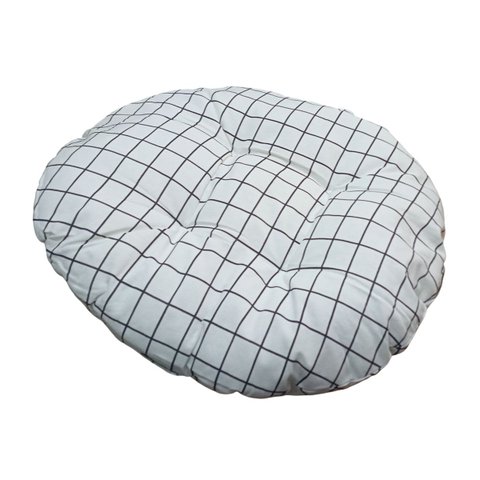 Almofada Futton Redonda Assento Cadeira Sofa Sala Escritorio Home Office Estudio Quarto Decoracao Co