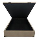 Ver imagem 3 de Base Box Bau Casal Linho Bege ( Blindada ) Super Reforçada
