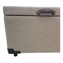 Ver mais imagens de Base Box Bau Casal Linho Bege ( Blindada ) Super Reforçada