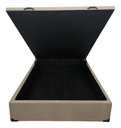 Ver imagem 3 de Base Box Bau Casal Linho Bege ( Blindada ) Super Reforçada