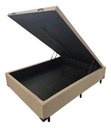 Ver imagem 4 de Base Box Bau Casal Linho Bege ( Blindada ) Super Reforçada
