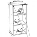 Ver imagem 5 de Armario Aéreo 1 Porta 40cm Requinte Henn
