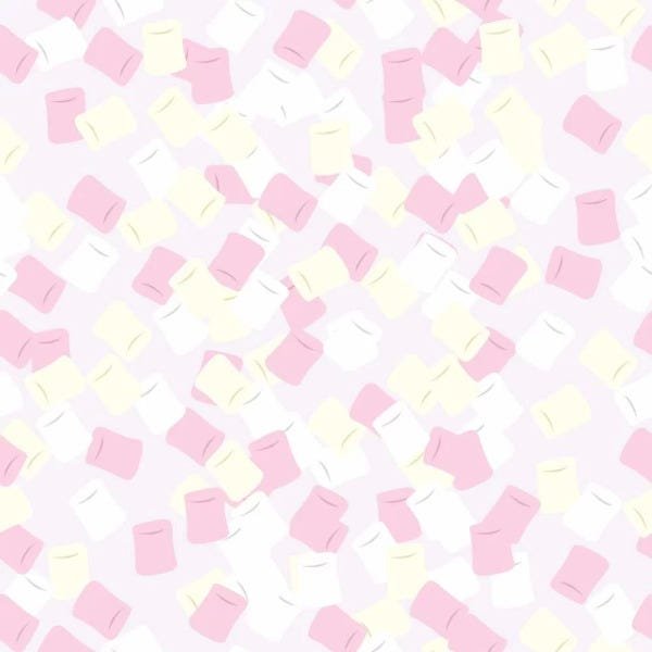 Papel de Parede Marshmallow - 0,58 x 2,50 metros - 1