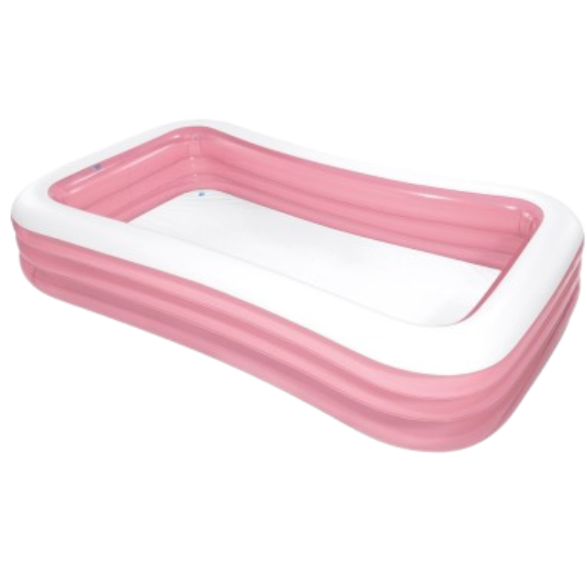 Piscina Inflável Familiar Intex 1050l Retangular 305x183cm:rosa - 1