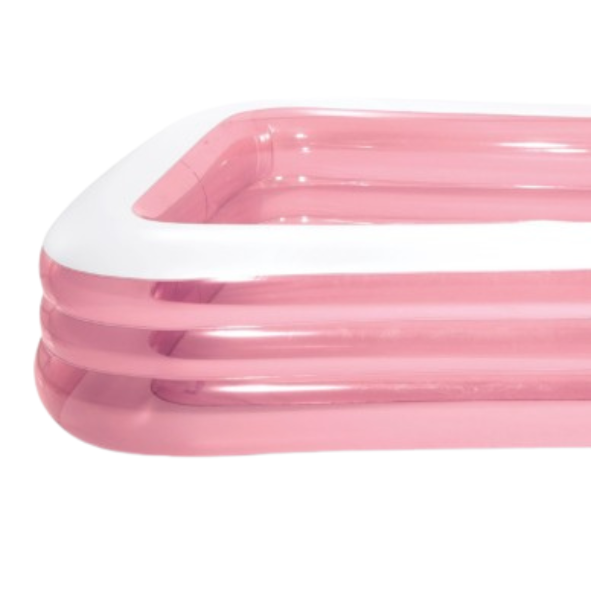 Piscina Inflável Familiar Intex 1050l Retangular 305x183cm:rosa - 4
