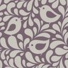 Papel de Parede Birds and Leaves - 0,58 x 2,50 metros - 1