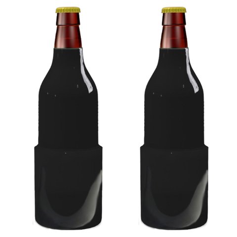 Conj 2 Porta Garrafa Cerveja Térmico Gel Fri-ice Conserva P/ 2 Horas