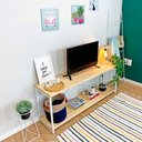 Ver imagem 2 de Rack de TV Style Square Natural e Branco