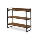 Ver imagem 2 de Aparador Industrial Milão 3 Prateleiras 90cm Klm Móveis