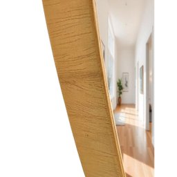Espelho Orgânico Bali em Lamina Natural de Madeira 100x50 - 5
