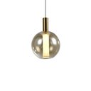 Ver imagem 1 de Lustre Pendente Skylight Spia 4089 21cm LED Bivolt Dourado e Âmbar