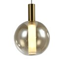 Ver imagem 2 de Lustre Pendente Skylight Spia 4089 21cm LED Bivolt Dourado e Âmbar