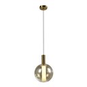 Ver imagem 3 de Lustre Pendente Skylight Spia 4089 21cm LED Bivolt Dourado e Âmbar