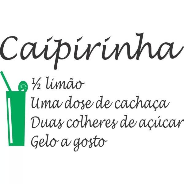 Adesivo de Parede Caipirinha - 2