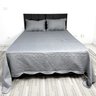 Kit Colcha King 3 Peças Siena:cinza Claro - 1