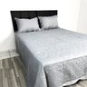 Kit Colcha King 3 Peças Siena:cinza Claro - 2