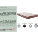 Ver imagem 4 de Conjunto Box Viúva: Colchão Anatômico Herval Compact Ag 65 / Durabilli Bordado Double Side + Base
