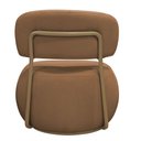Ver mais imagens de Poltrona Decorativa Greta Base Giratória Ouro Fosco Bouclé Terracota - Nexta Casa