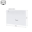 Ver imagem 2 de Painel Columbia 01 Prateleira P/ Tv Ate 50 Pol.:branco