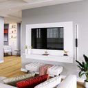 Ver imagem 5 de Painel Columbia 01 Prateleira P/ Tv Ate 50 Pol.:branco