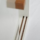 Ver imagem 5 de Armário Kit 64x18 Branco com Portas de Acrílico e Prateleira Puxador Natural