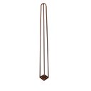Ver imagem 6 de Kit 2 Pés de Metal 60 CM Hairpin Legs Mesa de Canto Aparador Bronze