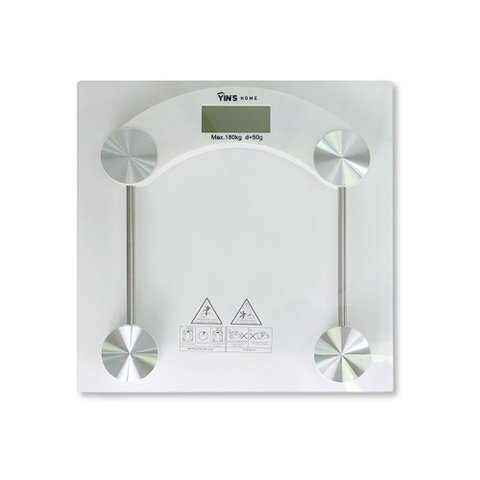 Balanca Digital para Banheiro Ate 180kg Transparente - Yins