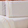 Jogo de Cama Lençol Mônaco Fitado com Fronhas King 04 Peças - Tecido Listrado Percal 300 Fios Acetin - 3