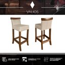 Ver imagem 7 de Banqueta Bar Balcão Receber Amigos Mesa Gourmet Bistro 65cm Valios Banqueta Alta Creta