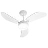 Ventilador de Teto Venti-delta New Cristal Led com 3 Pás Transparente / Branco 127v - 4