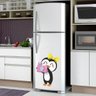 Adesivo de Geladeira Pinguim Fotografo - 40x56 cm - 2