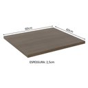 Ver imagem 2 de Tampo para Balcão Lux de 60 X 60 Cm Madesa - Rustic