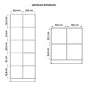 Ver imagem 7 de Kit Conjunto Escritório 5 Peças Cubic Branco Caemmun