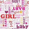 Papel de Parede Baby Girl - 0,58 x 2,50 metros - 1