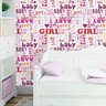 Papel de Parede Baby Girl - 0,58 x 2,50 metros - 2