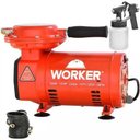 Ver imagem 4 de Mini Compressor De Ar Direto Tufão Bivolt + Pistola Pintura - 110V/220V (Bivolt)