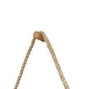 Ver imagem 5 de Espelho Decorativo Adnet Vintage Alça Sisal Natural Oval 60x40 cm 40 x 60 cm oval