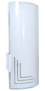 Ver imagem 1 de Arandela Calha de Parede com Vidro Pintado:fosco Borda/branco/110/220